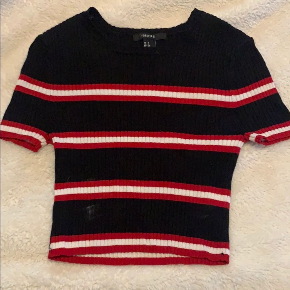 Stripped crop top